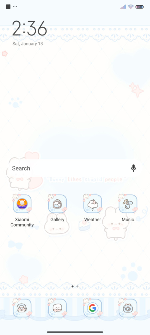 Soft cute bunny screenshot