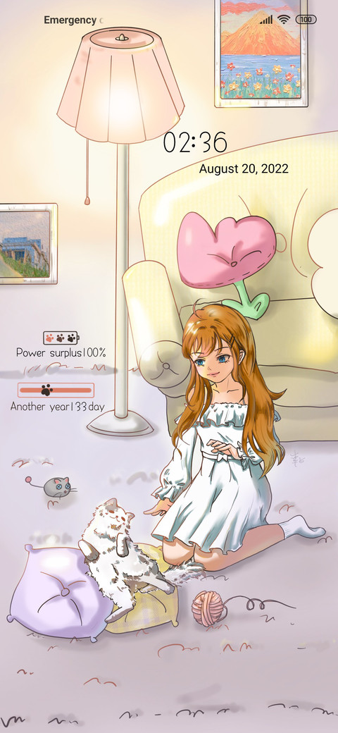 girl and cat screenshot