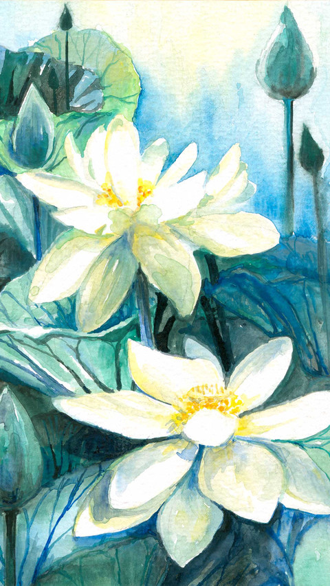Healing oil painting screenshot