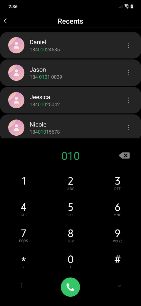 Deep Blue One UI screenshot