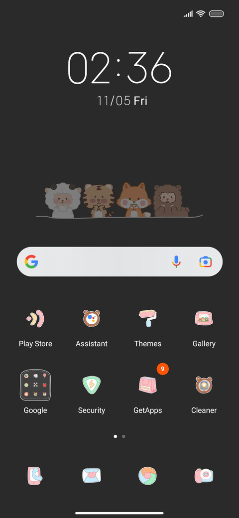 Cute pet widget screenshot