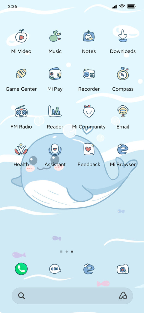 Round whale screenshot