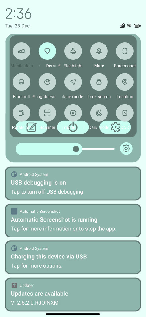 Light Green screenshot