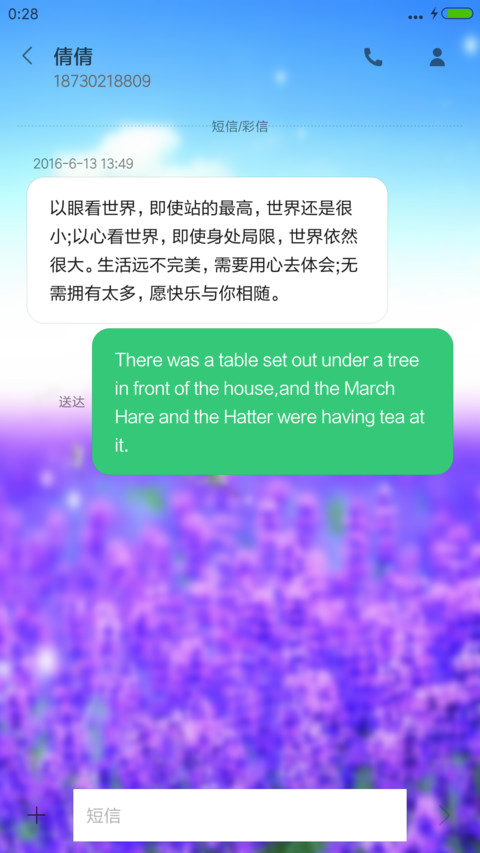 紫色薰衣草 screenshot