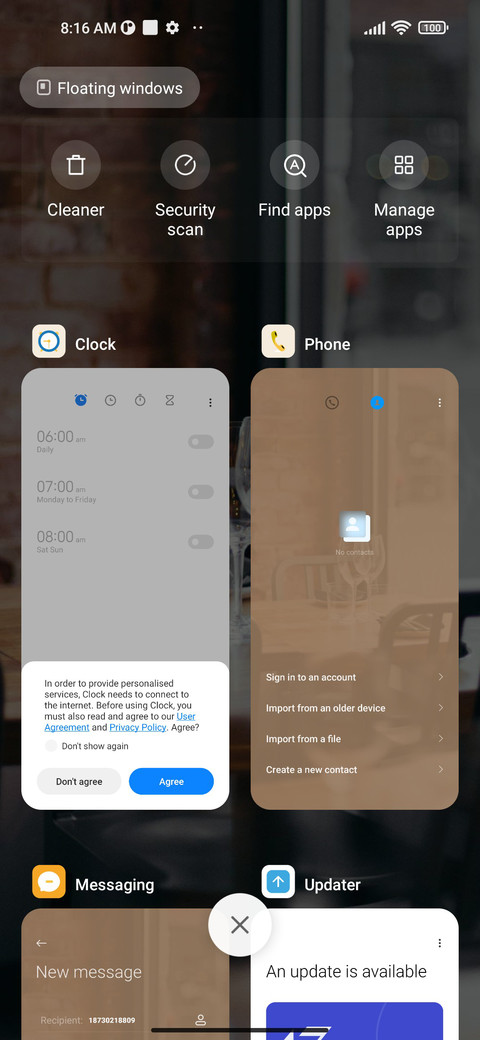 Leave work on time screenshot