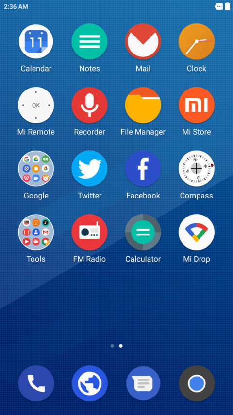 Android O screenshot