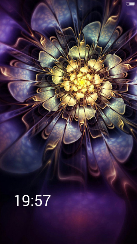 发光的花 screenshot