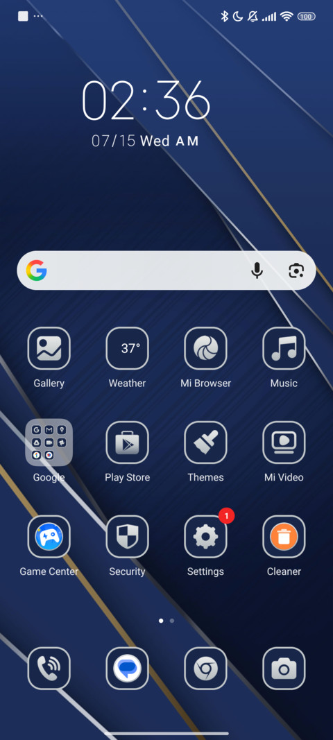 Navy Gold Prism screenshot