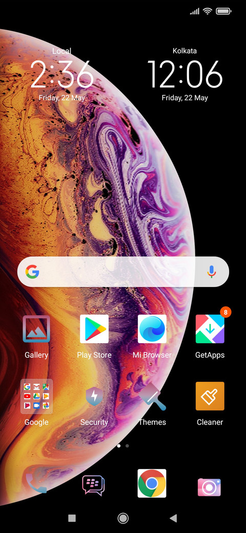 Planet glass screenshot