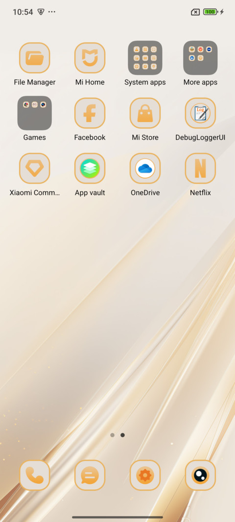 Gold Silk Glow screenshot