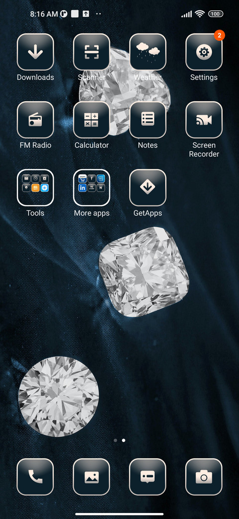 Diamond heart screenshot