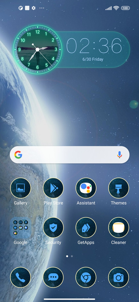 earth moon screenshot