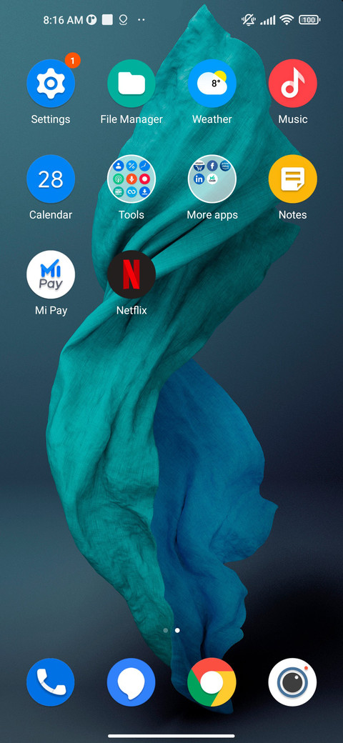 Blue screenshot