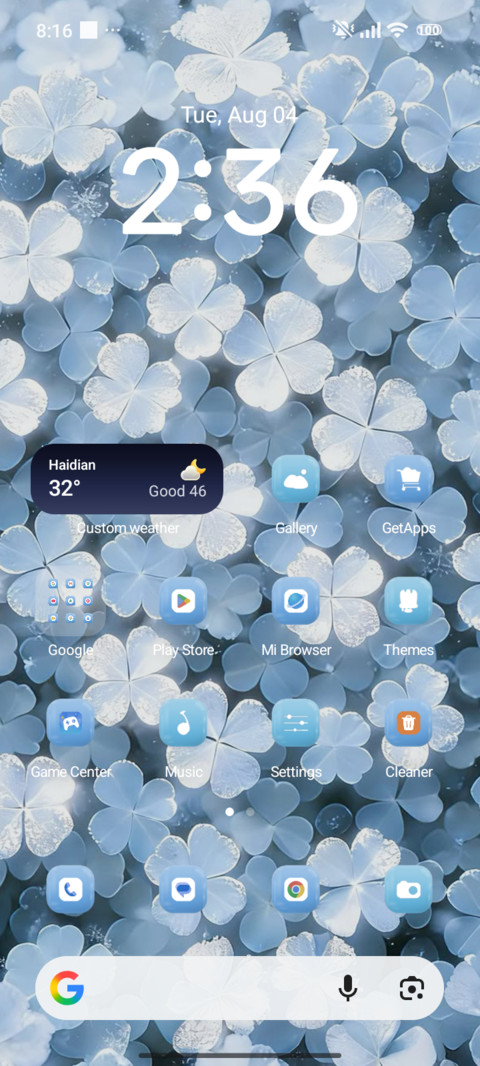 Blue Flower screenshot
