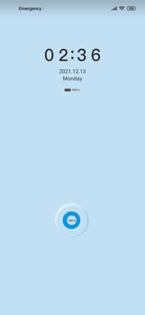 Blue out of blue screenshot
