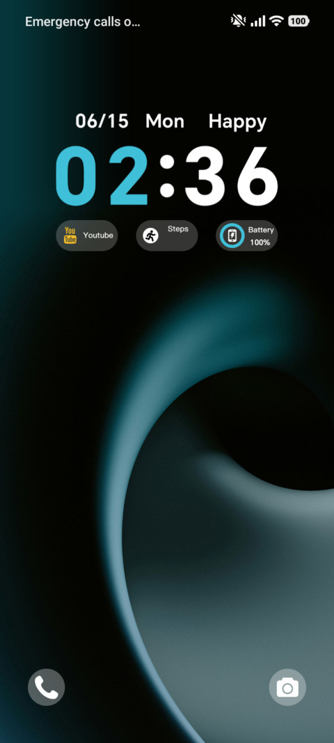Ink Green Swirl screenshot
