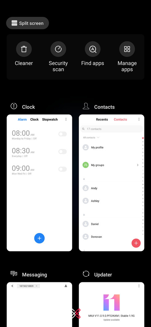 Dark Red screenshot