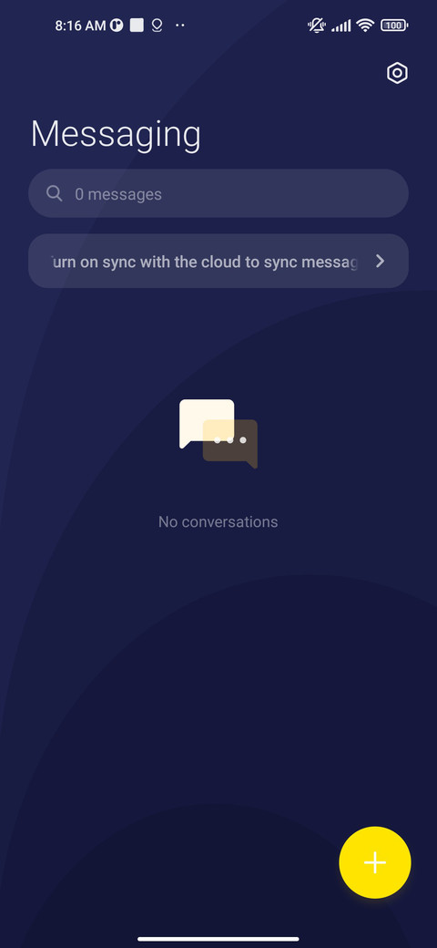 Minimalist screenshot