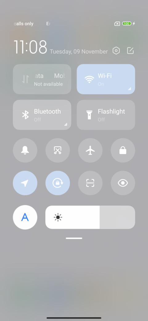 Good luck text screenshot