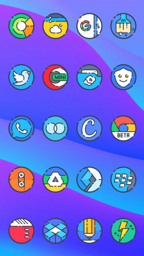 White Gradient V11 screenshot
