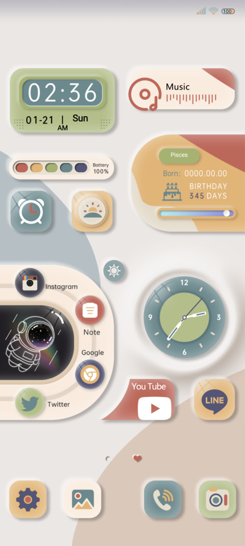 Morandi Simplicity screenshot