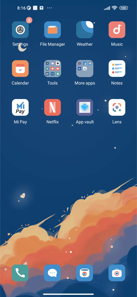 Oil painting sky screenshot