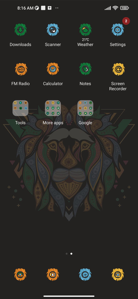 Colorful Lion screenshot