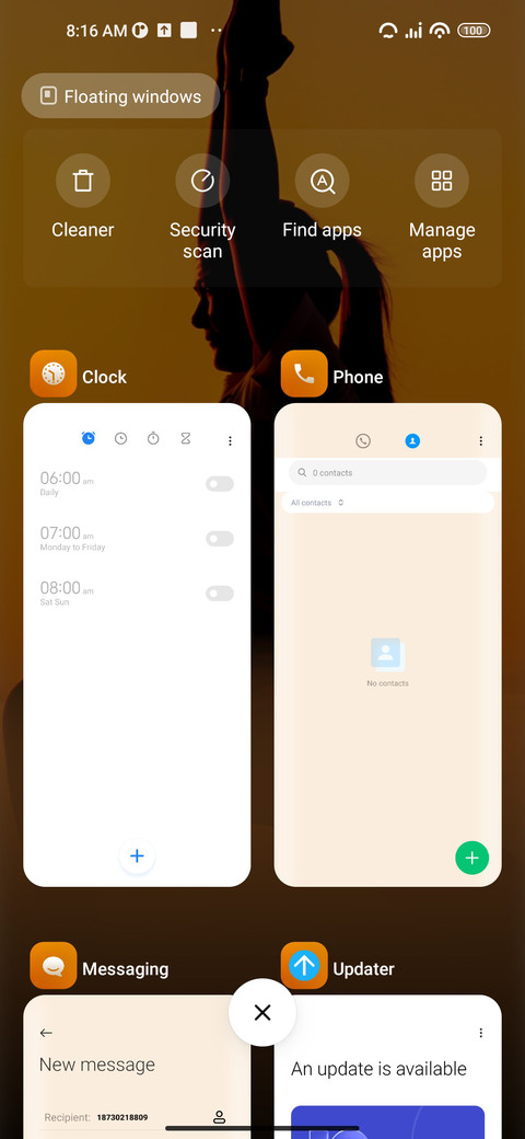 Activity screenshot