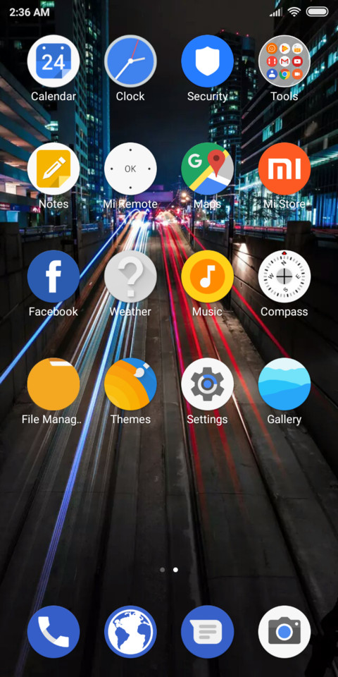 Android Oreo Theme screenshot