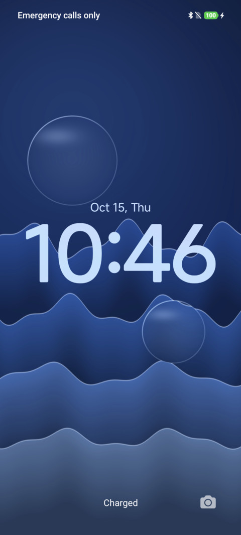 Blue Real Glass screenshot