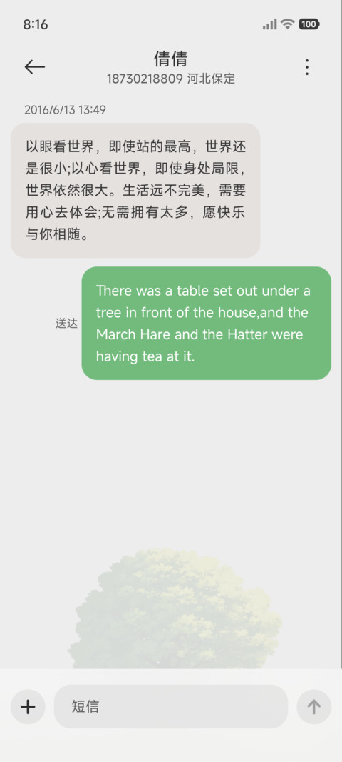 简约护眼 一棵树 screenshot