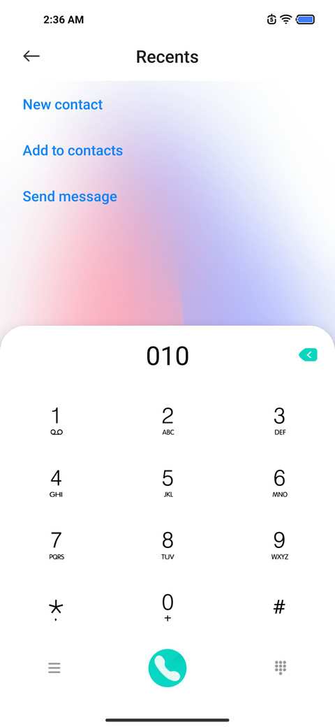 Light gradient v12 screenshot