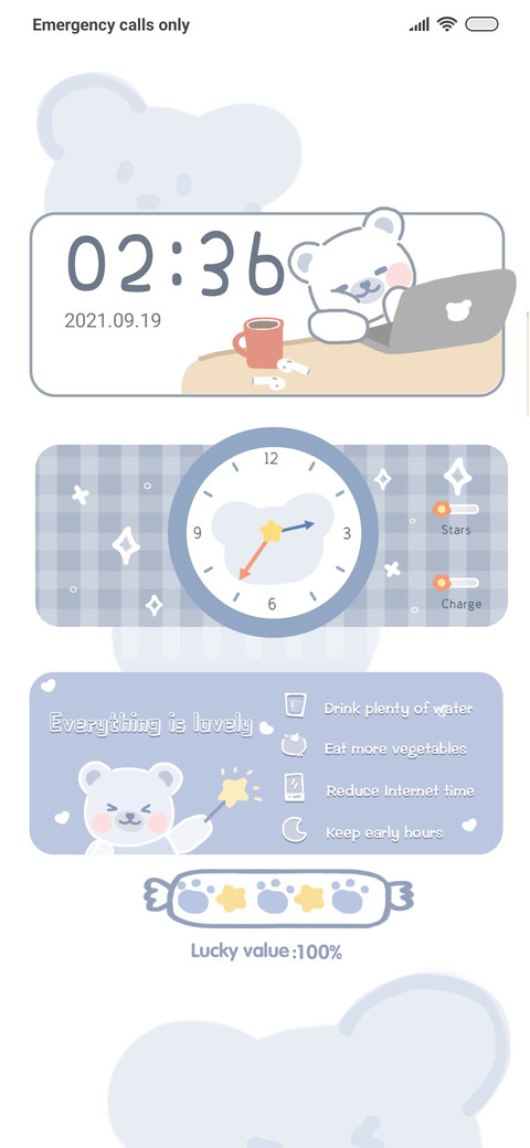 Cute little bear screenshot