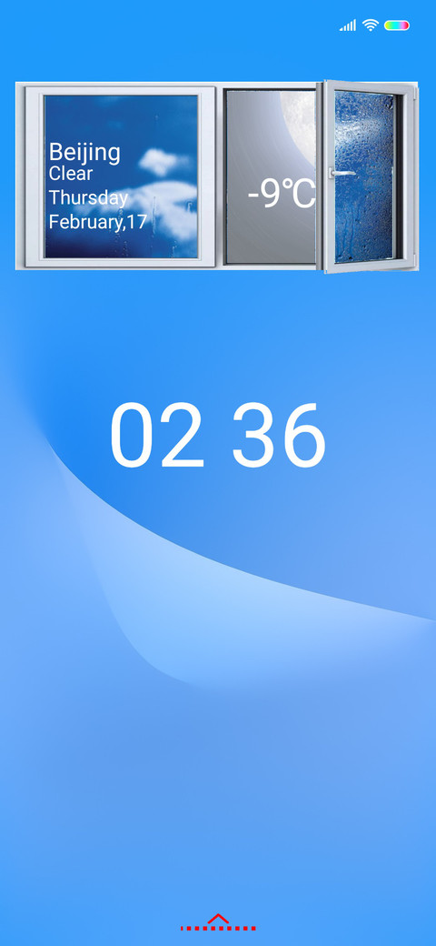 Multicolor window screenshot