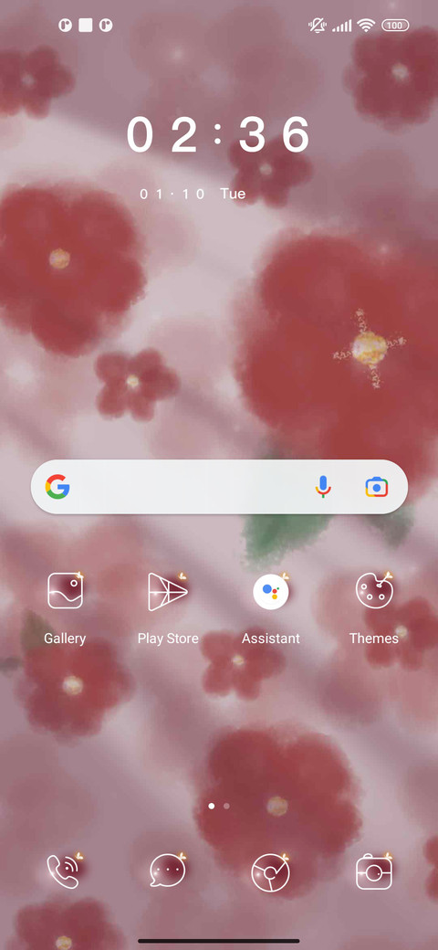 Romantic camellia screenshot