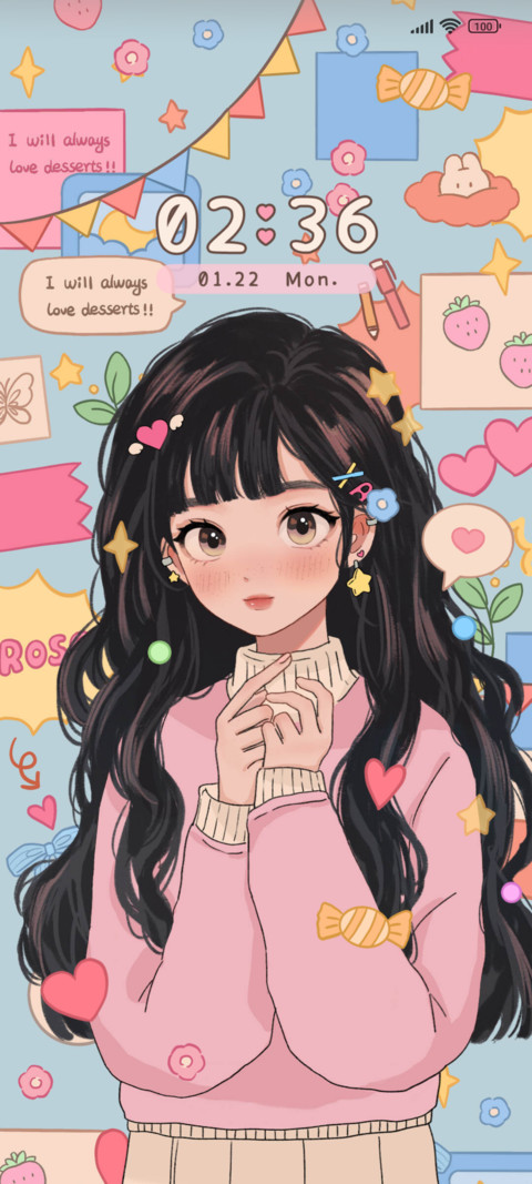 Vintage girl screenshot
