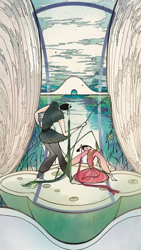 Mirage window fishing snow splashing spring cutting 2 screenshot