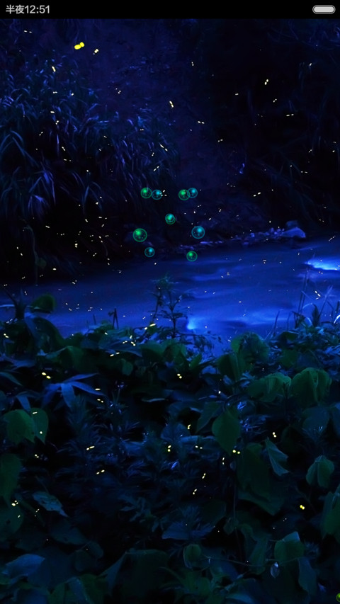 绝美夜色（梦幻泡泡特效） screenshot