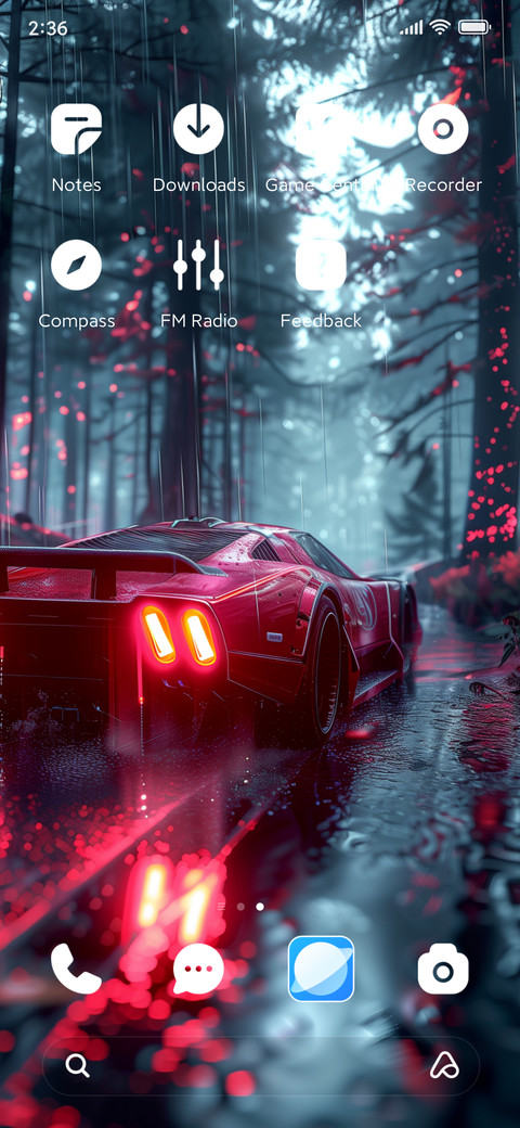 Forest racing screenshot