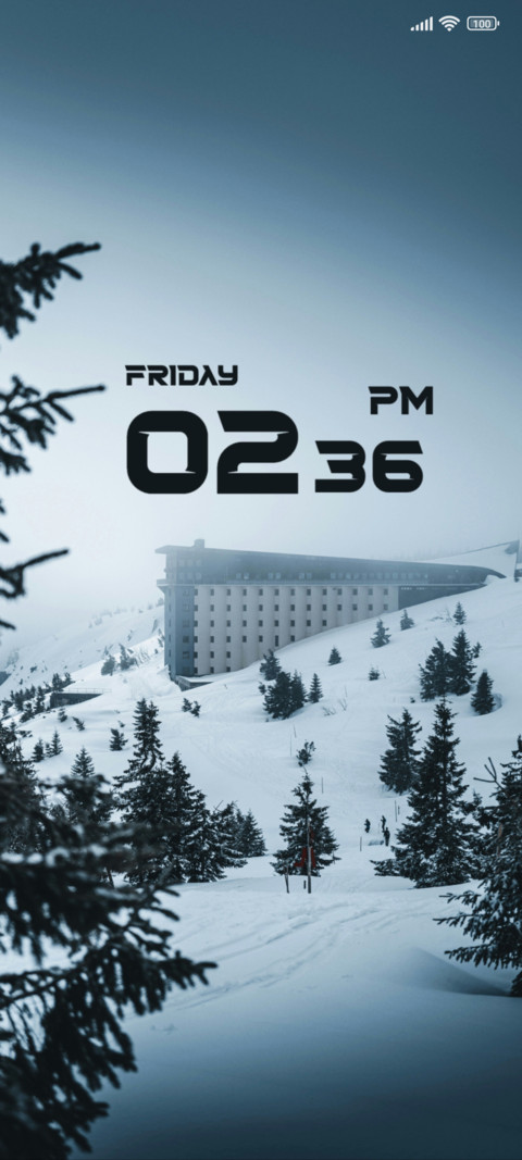 Snowy Building screenshot