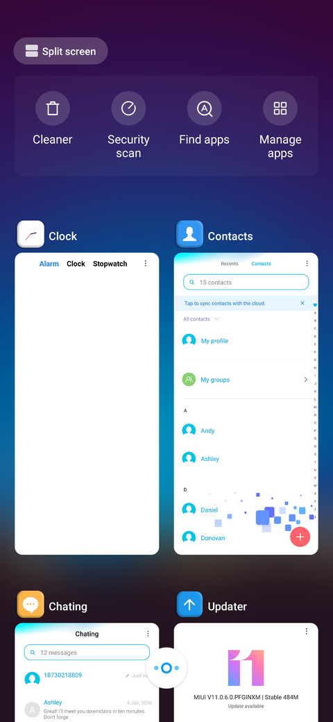 Blue Simpe L v10 screenshot