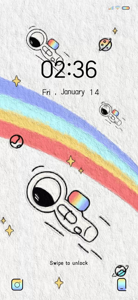 Rainbow astronauts screenshot
