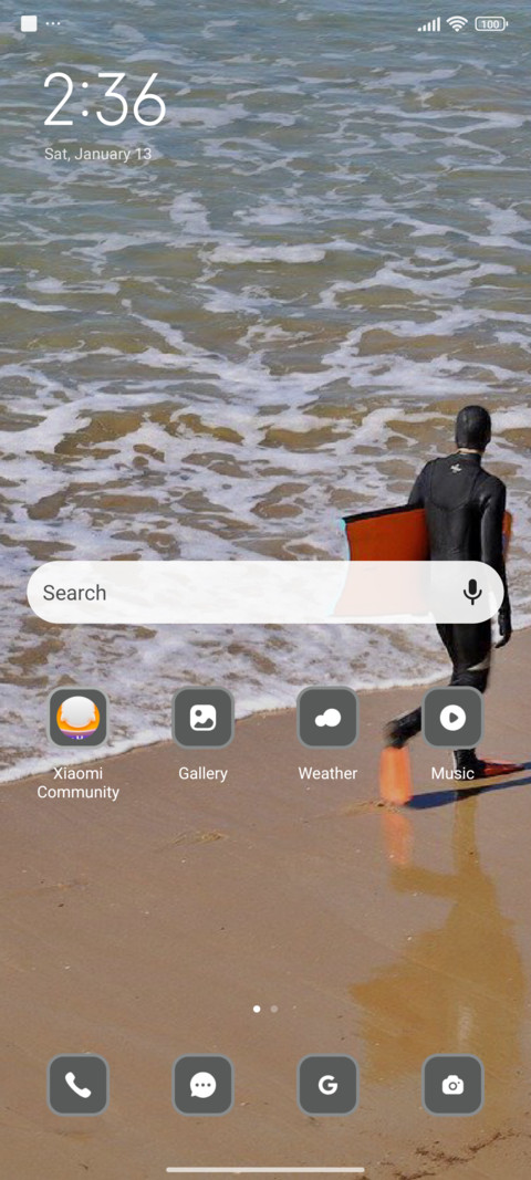 Beach screenshot