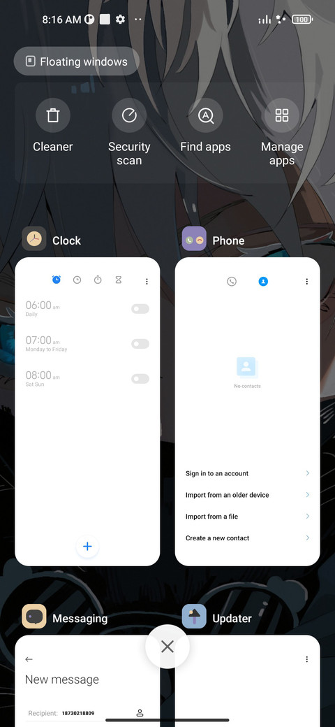 White haired youth screenshot