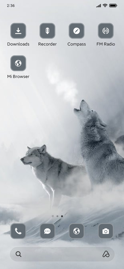 Wolf in Ice screenshot