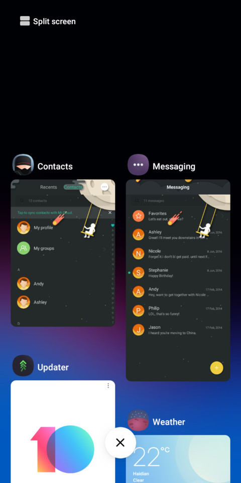 DARK everything screenshot