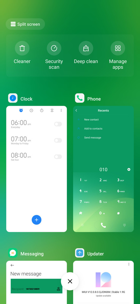Gradient screenshot