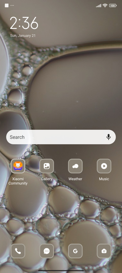 Bubble screenshot
