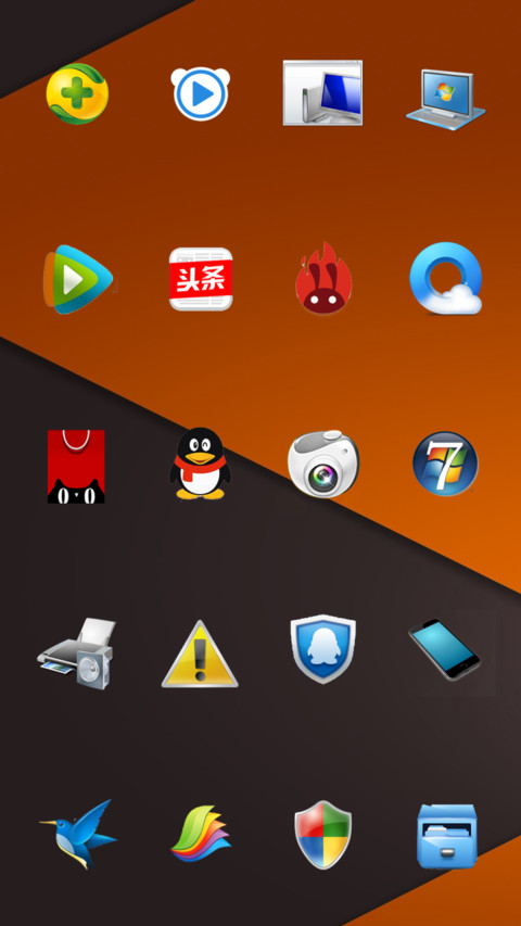 win7（重力感应/头像/账户/摇动壁纸） screenshot