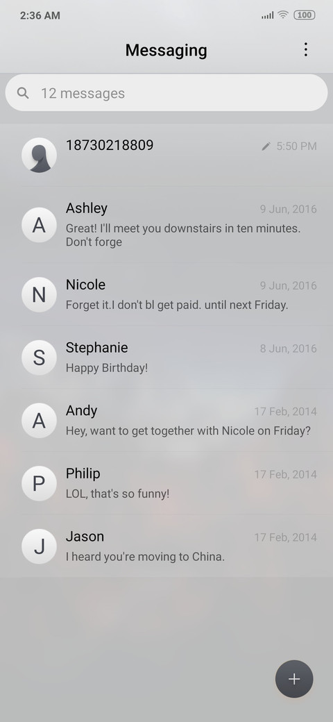 sunrise V11-4 screenshot